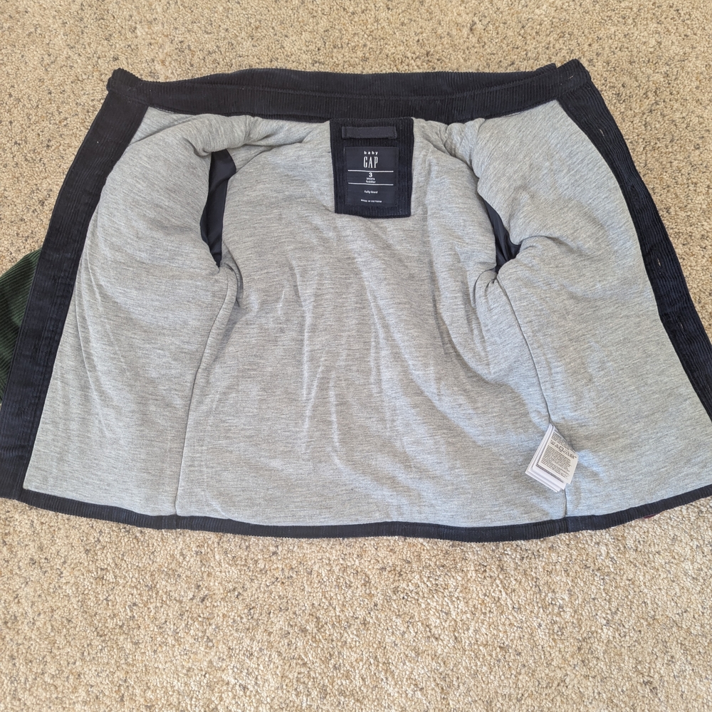 Colorblock Corduroy Jacket - Picture 2 of 4